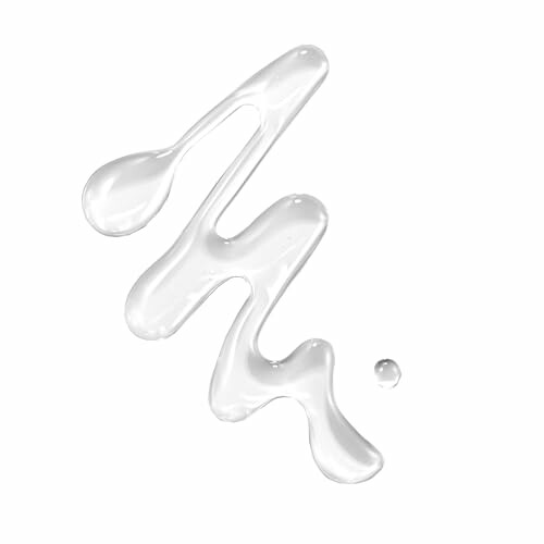 Clear liquid splash on white background