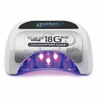 Gelish 18G Plus nail lamp with Comfort Cure technology.