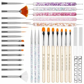 MYR 34Pcs Nail Art Brush Set