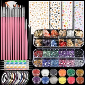 Teenitor Nail Art Brushes Kit