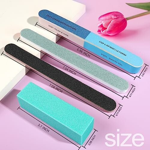 FANDAMEI Nail Files and Buffers