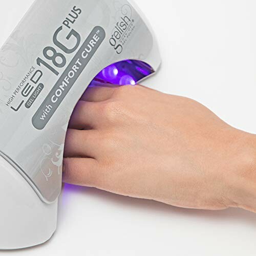 Hand under nail gel UV lamp